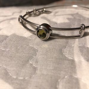 Alex and Ani peridot bracelet